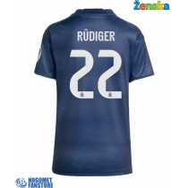 Real Madrid Antonio Rudiger #22 Gostujuci Dres za Ženska 2025-26 Kratak Rukav
